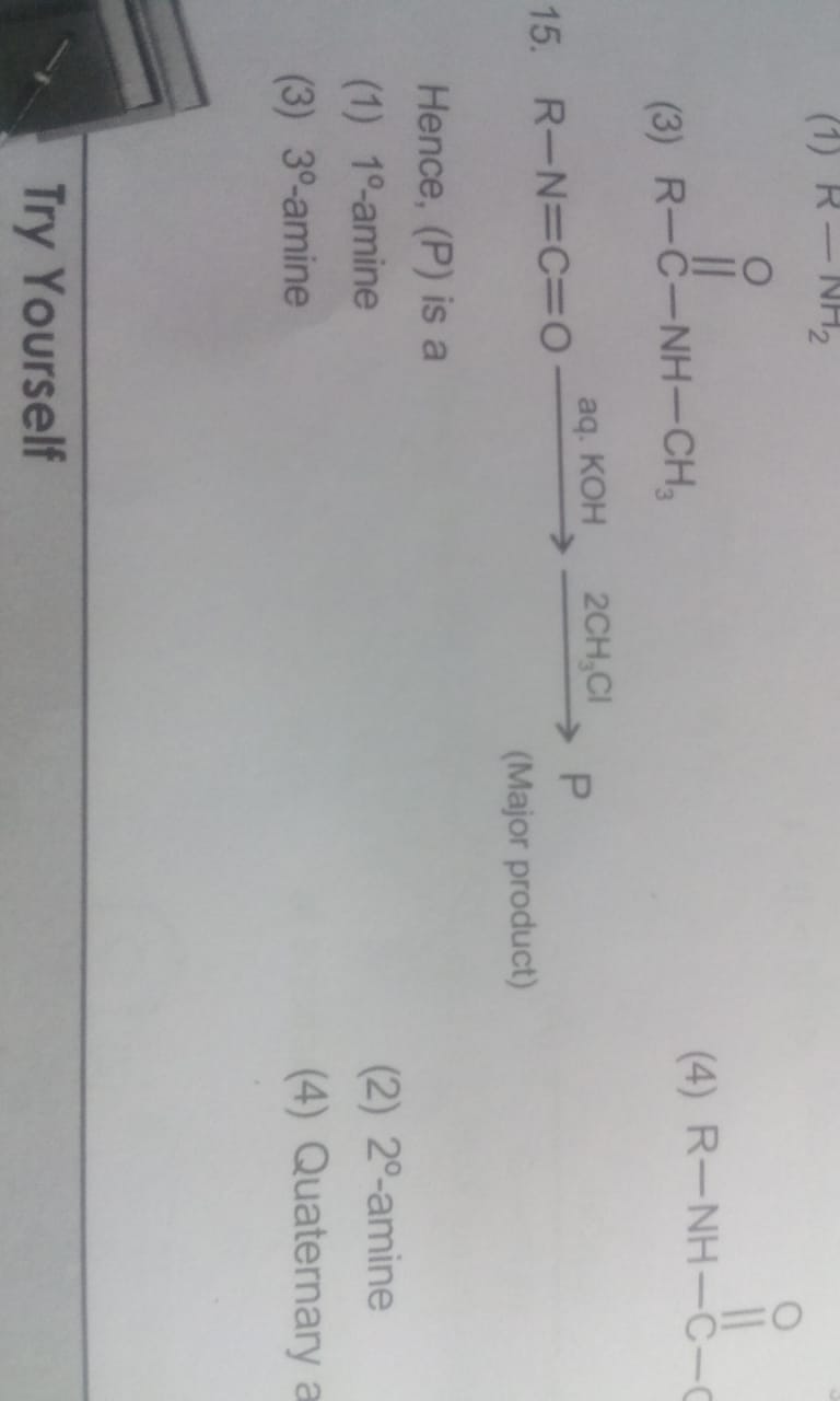 Question image for Pls find the major product of the attached image